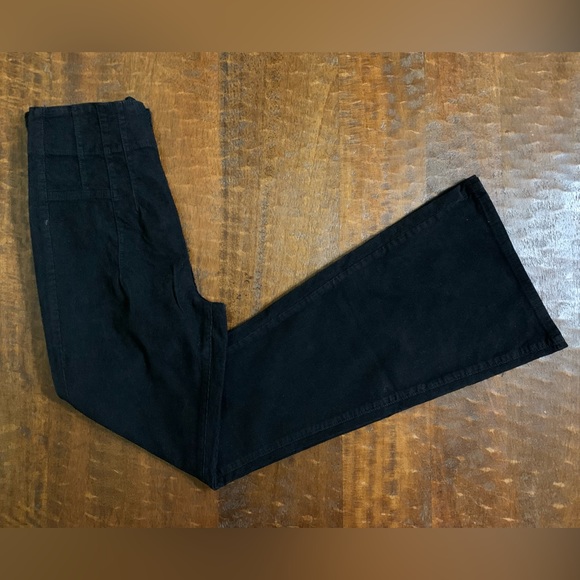 NWOT We The Free Size 31 Jayde Black High Rise Corduroy Flare Leg Jeans - Picture 5 of 11